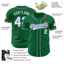 Load image into Gallery viewer, Custom Kelly Green White-Royal Authentic Baseball Jersey