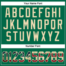 Load image into Gallery viewer, Custom Kelly Green Vintage USA Flag-City Cream Performance T-Shirt