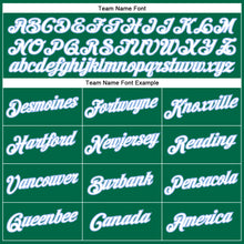 Load image into Gallery viewer, Custom Kelly Green White-Light Blue Performance T-Shirt