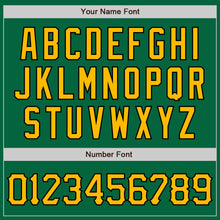 Load image into Gallery viewer, Custom Kelly Green Gold-Black Authentic Baseball Jersey