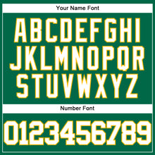 Load image into Gallery viewer, Custom Kelly Green White-Gold Authentic Baseball Jersey