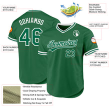 Load image into Gallery viewer, Custom Kelly Green White Authentic Throwback Baseball Jersey