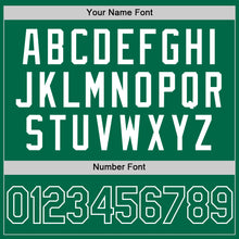 Load image into Gallery viewer, Custom Kelly Green White Authentic Throwback Baseball Jersey