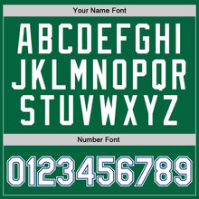 Load image into Gallery viewer, Custom Kelly Green White-Royal Authentic Throwback Basketball Jersey