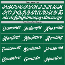 Load image into Gallery viewer, Custom Kelly Green White Authentic Throwback Basketball Jersey