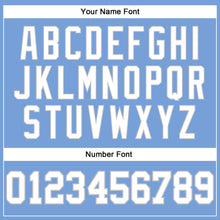 Load image into Gallery viewer, Custom Light Blue White-Gray Authentic Throwback Basketball Jersey