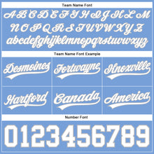 Load image into Gallery viewer, Custom Light Blue White-Gray Authentic Throwback Basketball Shorts