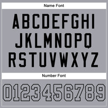 Load image into Gallery viewer, Custom Light Gray Gray-Black Mesh Authentic Football Jersey