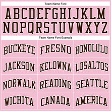 Load image into Gallery viewer, Custom Light Pink Brown-White Authentic Throwback Basketball Jersey