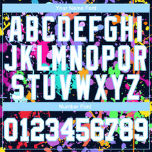 Load image into Gallery viewer, Custom Graffiti Pattern White-Light Blue Splashes 3D Long Sleeve Performance T-Shirt