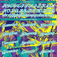 Load image into Gallery viewer, Custom Graffiti Pattern White-Aqua Abstract Urban 3D Long Sleeve Performance T-Shirt