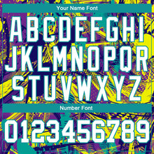 Load image into Gallery viewer, Custom Graffiti Pattern White-Aqua Abstract Urban 3D Long Sleeve Performance T-Shirt