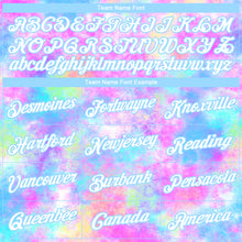 Load image into Gallery viewer, Custom Tie Dye White-Light Blue Watercolor Gradient 3D Long Sleeve Performance T-Shirt