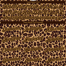 Load image into Gallery viewer, Custom Brown Brown-Old Gold Leopard 3D Pattern Long Sleeve Performance T-Shirt
