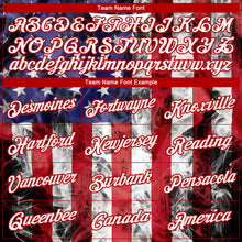 Load image into Gallery viewer, Custom White White Red-Royal American Flag Fashion 3D Long Sleeve Performance T-Shirt