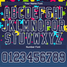 Load image into Gallery viewer, Custom Navy Navy-White Autism Awareness Puzzle Pieces 3D Pattern Long Sleeve Performance T-Shirt