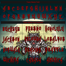 Load image into Gallery viewer, Custom 3D Pattern Halloween Trick Treat Horror Night Long Sleeve Performance T-Shirt