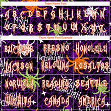 Load image into Gallery viewer, Custom 3D Pattern Happy Halloween Spiders Long Sleeve Performance T-Shirt