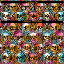 Load image into Gallery viewer, Custom 3D Pattern Halloween Skulls Long Sleeve Performance T-Shirt