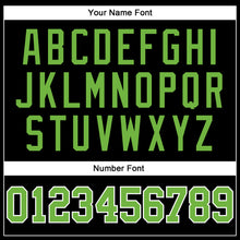 Load image into Gallery viewer, Custom Black Neon Green-White Long Sleeve Performance T-Shirt