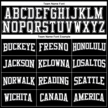 Load image into Gallery viewer, Custom Black White-Gray Long Sleeve Performance T-Shirt