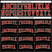 Load image into Gallery viewer, Custom Black Kelly Green Red-White Long Sleeve Performance T-Shirt