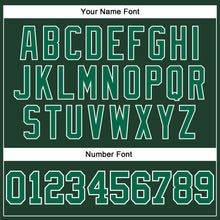 Load image into Gallery viewer, Custom Green Kelly Green-White Long Sleeve Performance T-Shirt