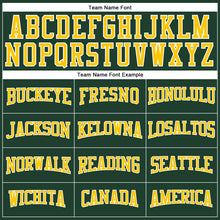 Load image into Gallery viewer, Custom Green Gold-White Long Sleeve Performance T-Shirt