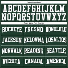 Load image into Gallery viewer, Custom Green White-Gray Long Sleeve Performance T-Shirt