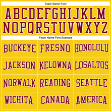 Load image into Gallery viewer, Custom Gold Maroon-White Long Sleeve Performance T-Shirt