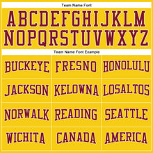 Load image into Gallery viewer, Custom Gold Crimson-Cream Long Sleeve Performance T-Shirt