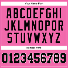 Load image into Gallery viewer, Custom Pink Black-White Long Sleeve Performance T-Shirt