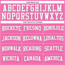 Load image into Gallery viewer, Custom Pink White-Gray Long Sleeve Performance T-Shirt