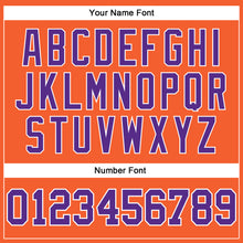 Load image into Gallery viewer, Custom Orange Purple-White Long Sleeve Performance T-Shirt