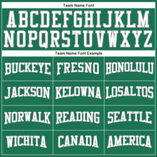 Load image into Gallery viewer, Custom Kelly Green White-Gray Long Sleeve Performance Salute To Service T-Shirt