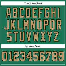 Load image into Gallery viewer, Custom Kelly Green Old Gold-Black Long Sleeve Performance Salute To Service T-Shirt