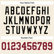 Load image into Gallery viewer, Custom Cream Crimson-Black Long Sleeve Performance T-Shirt