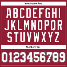 Load image into Gallery viewer, Custom Maroon White Black-Gray Authentic Throwback Basketball Jersey