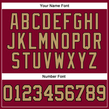 Load image into Gallery viewer, Custom Maroon Old Gold-Black Authentic Throwback Basketball Jersey
