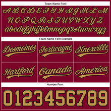 Load image into Gallery viewer, Custom Maroon Old Gold-Black Authentic Throwback Basketball Shorts