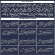 Load image into Gallery viewer, Custom Navy Navy-Gray Authentic Baseball Jersey