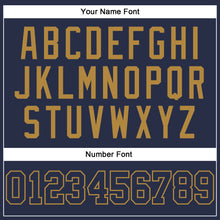 Load image into Gallery viewer, Custom Navy Navy-Old Gold Authentic Sleeveless Baseball Jersey