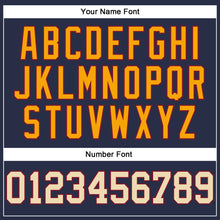 Load image into Gallery viewer, Custom Navy Cream-Crimson Authentic Sleeveless Baseball Jersey