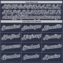 Load image into Gallery viewer, Custom Navy Navy-Gray Performance T-Shirt