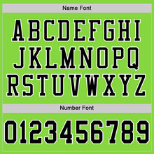 Load image into Gallery viewer, Custom Neon Green Black-White Mesh Authentic Football Jersey