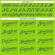 Load image into Gallery viewer, Custom Neon Green Kelly Green-Neon Yellow Authentic Baseball Jersey