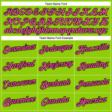 Load image into Gallery viewer, Custom Neon Green Pink-Black Performance T-Shirt