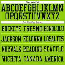 Load image into Gallery viewer, Custom Neon Green Pink-Black Mesh Authentic Football Jersey