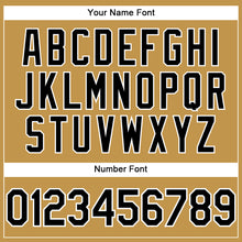 Load image into Gallery viewer, Custom Old Gold Black-White Performance T-Shirt