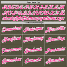 Load image into Gallery viewer, Custom Olive Pink-White Performance Salute To Service T-Shirt